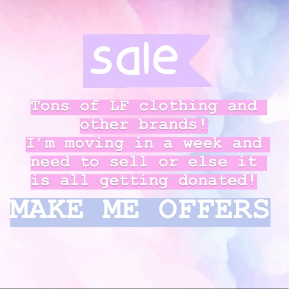 MOVING SALE 🎀🎉